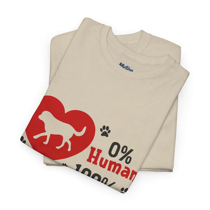 0% Human 100% Labrador Unisex T-Shirt