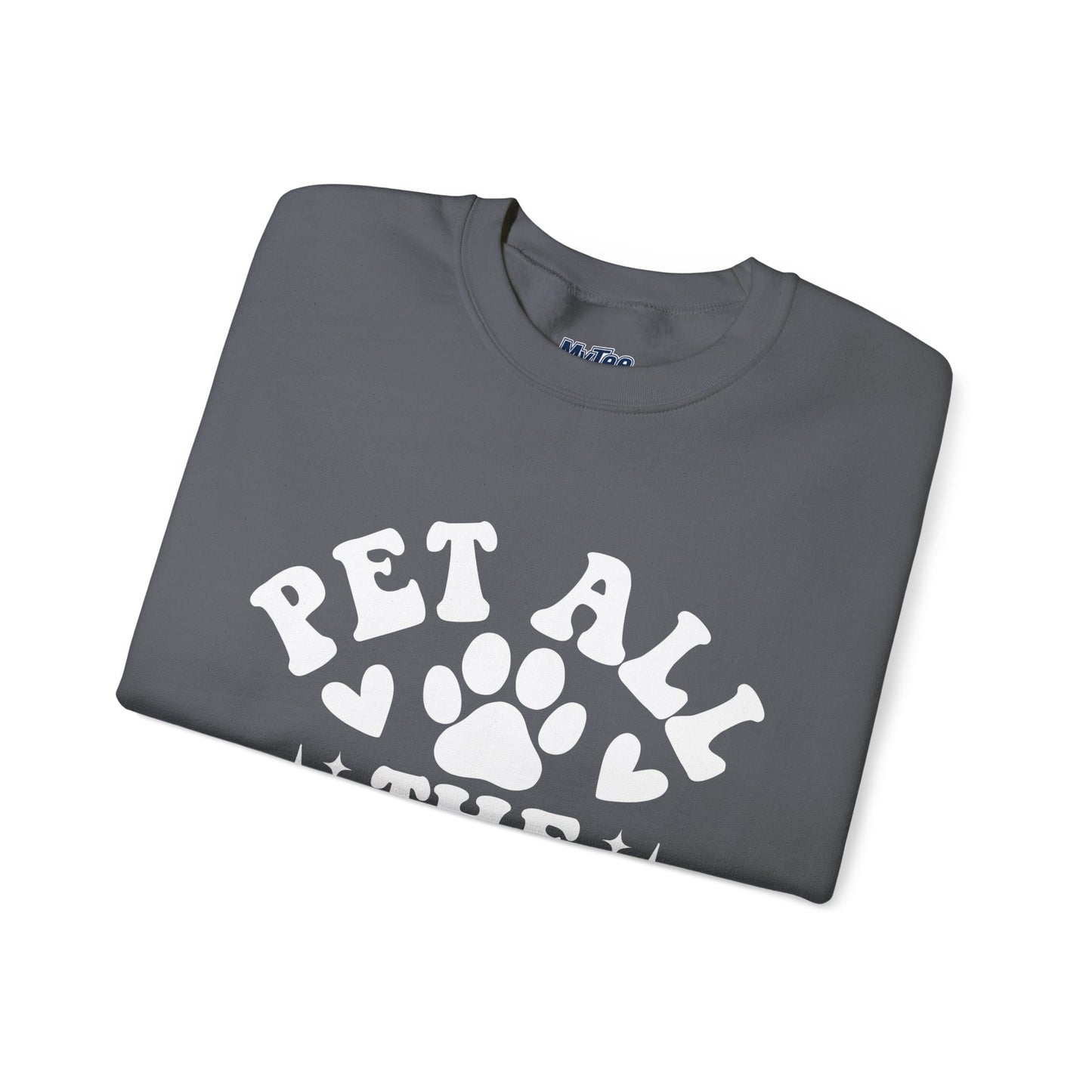 Pet All The Dogs Crewneck Sweatshirt | Cozy Dog Lover Gift