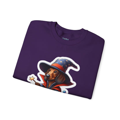 Dachshund Wizard Unisex Sweatshirt –  Halloween Magic Dog Pullover