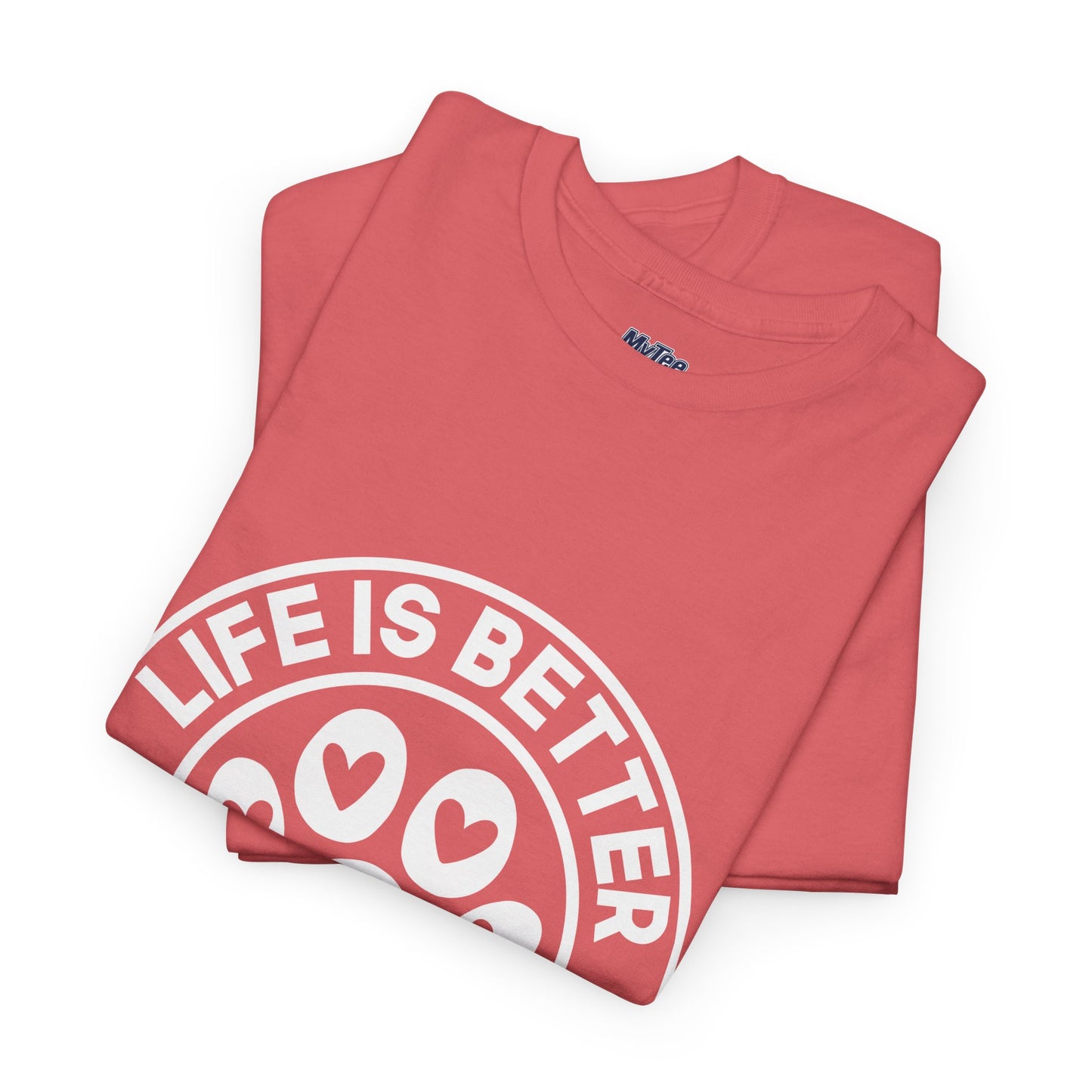 Life Is Better With A Dog - Dog Lover Cotton T-shirt