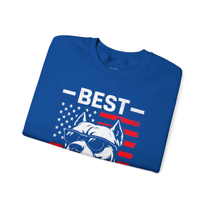 Best Pitbull Dad Ever SweatShirt For Proud Dog Father