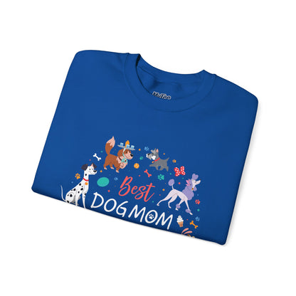 Best Dog Mom Ever Sweatshirt | Warm & Furry Crewneck