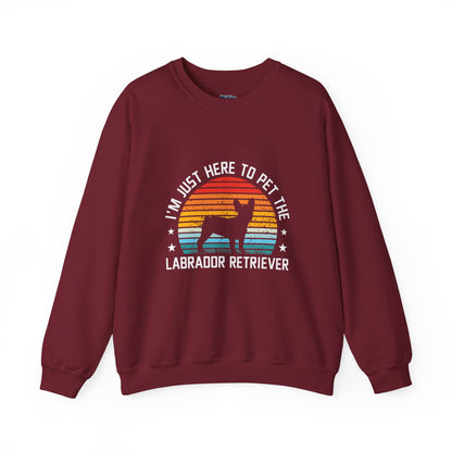 I'm Just Here To Pet The Labrador Retiever Unisex Sweatshirts