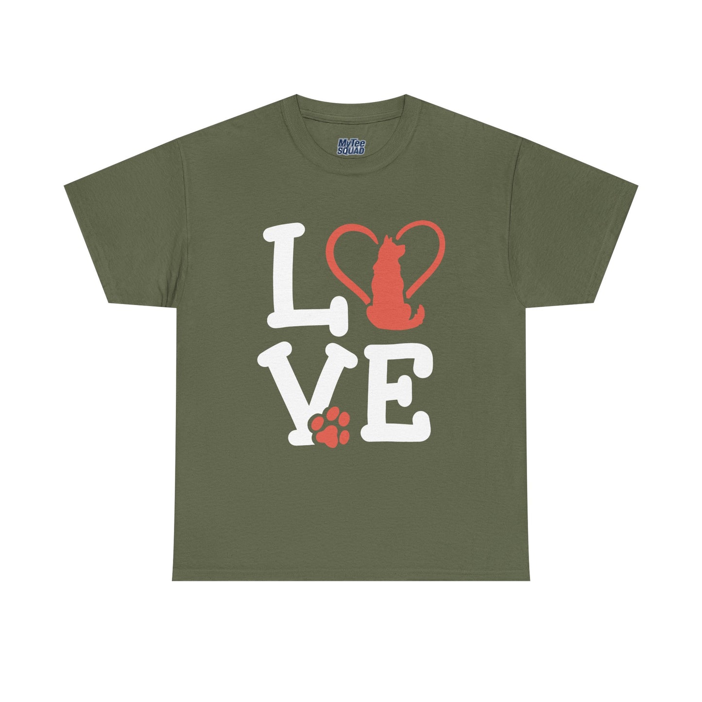 Love Dog Heart T-Shirt