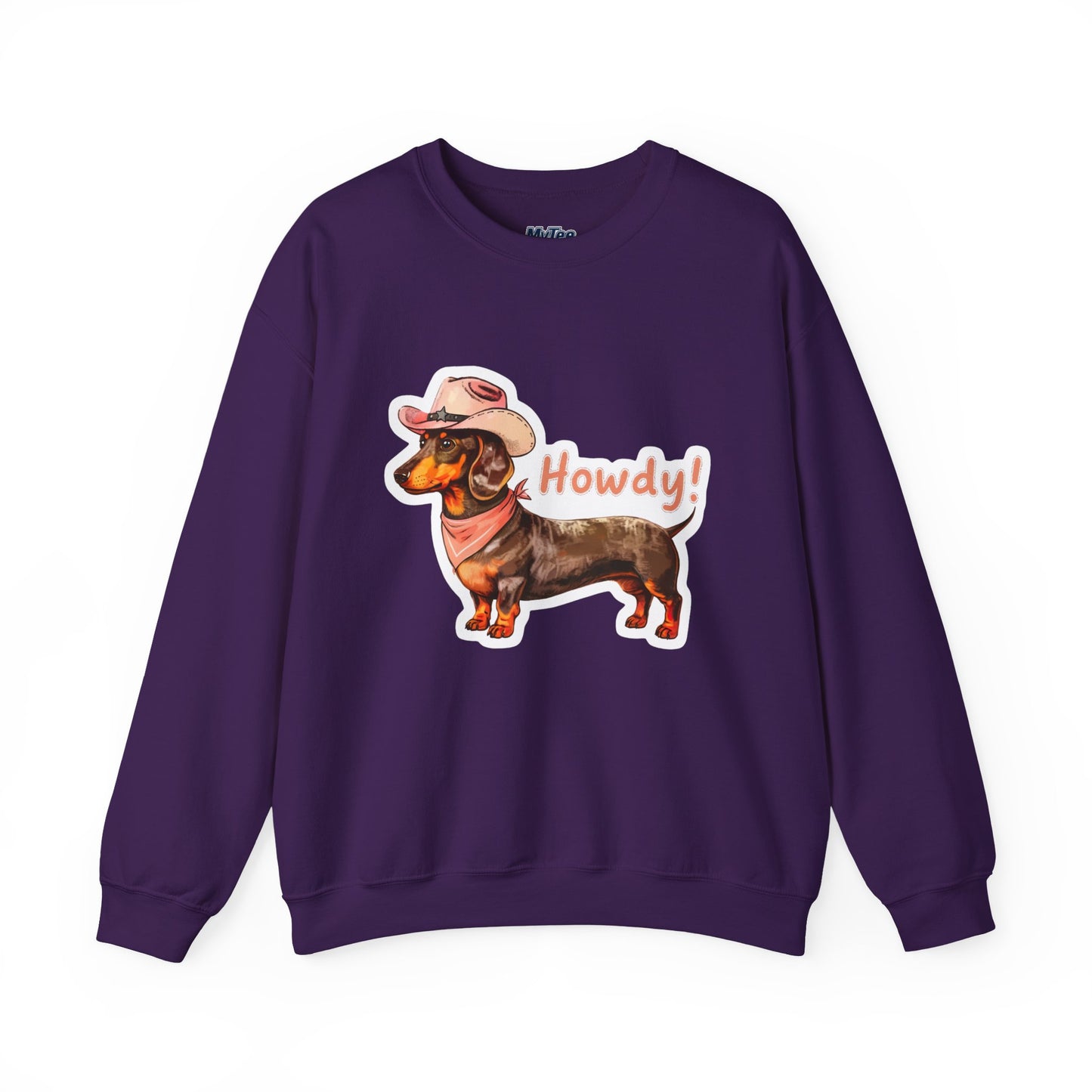 Dachshund Howdy Unisex Sweatshirt – Cozy Western Pup Pullover