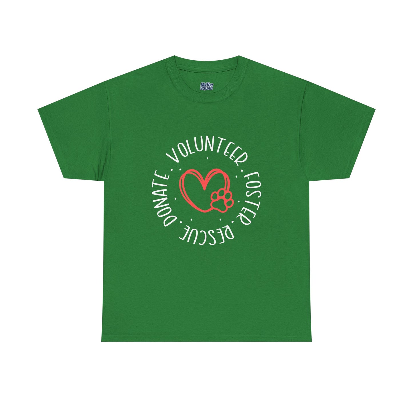 Pet Lover's Heart Volunteer Rescue Foster Donate Unisex T-Shirt