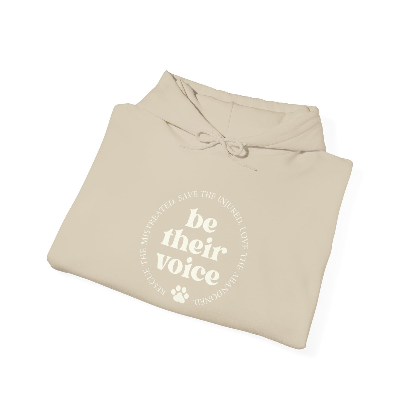 Be Their Voice Unisex Hoodie | Animal Advocacy Apparel