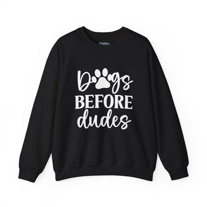 Dogs Before Dudes Unisex Sweatshirt – Cozy Pet Lover Pullover