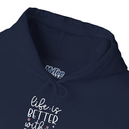Life Is Better With A Rescue Dog Hoodie | Gifts For Pet Lover