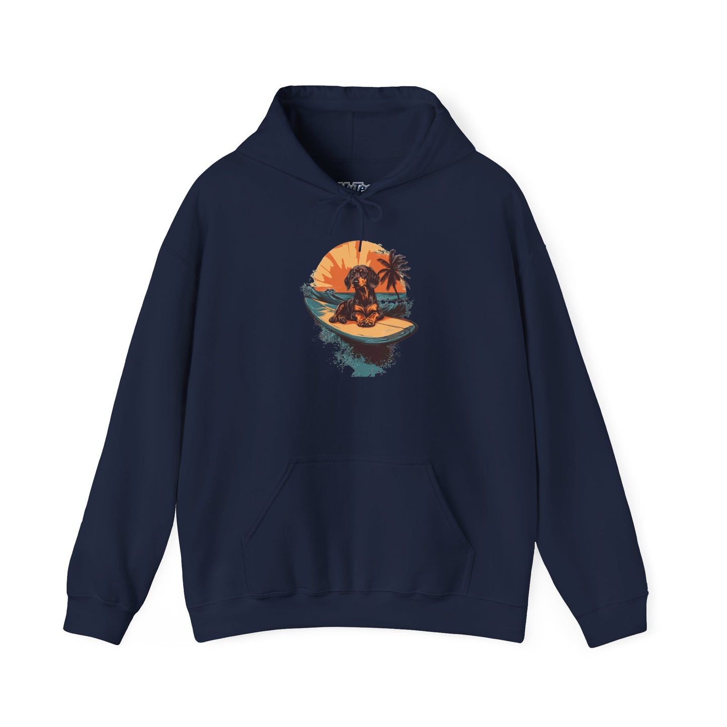 Dachshund Sunset Unisex Hoodie – Chill Pup Style For Dog Lovers