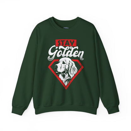 Stay Golden Retriever Sweatshirt – Bold Dog Lover Graphic Tee