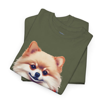 Patriotic pomeranian Unisex T-Shirt