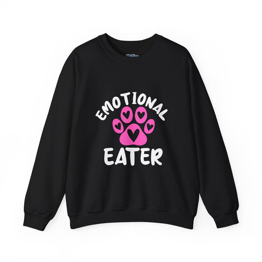 Emotional Eater Sweatshirt – Heart, Paws & Snacks