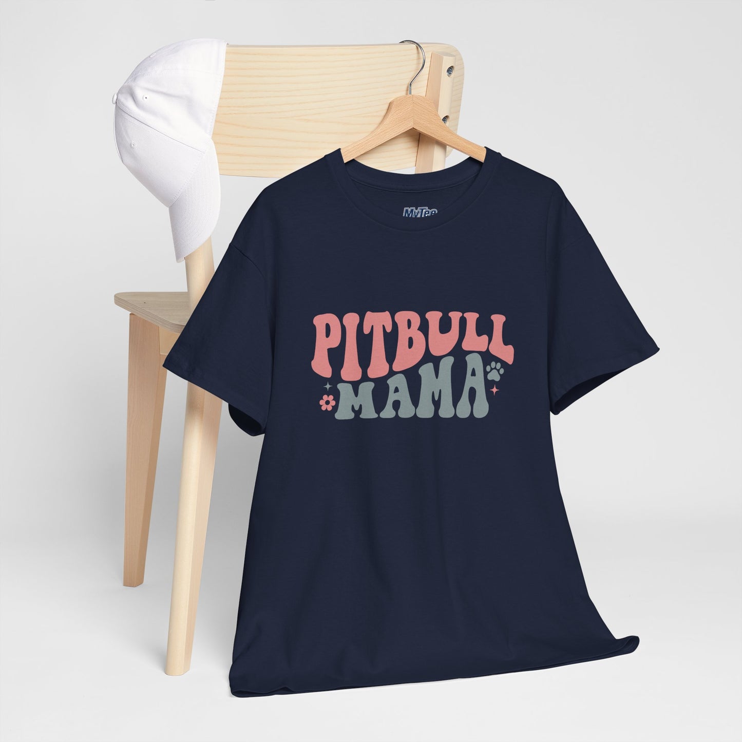 Pitbull Mama Tee – Cute Casual Shirt for Dog Moms & Pet Lovers