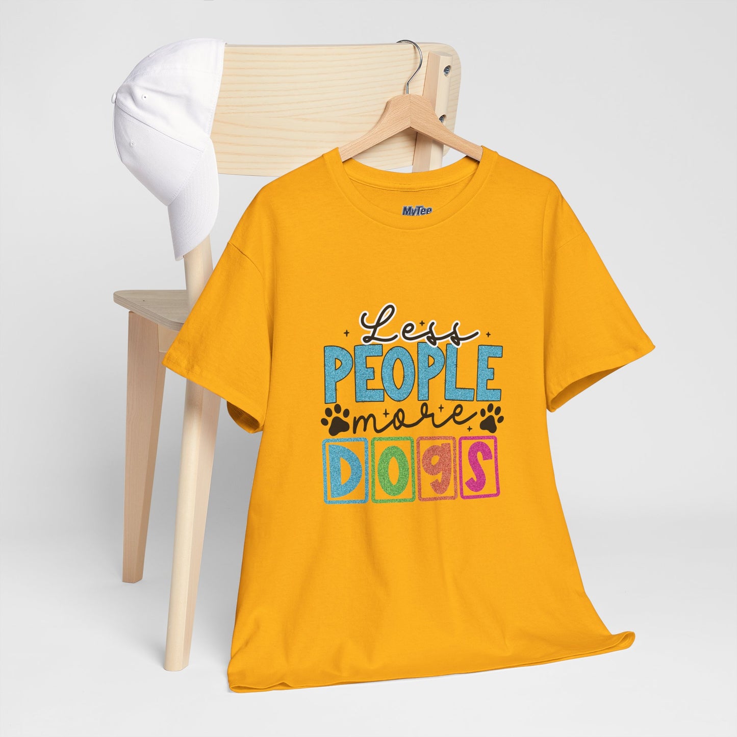 Less People More Dogs T-Shirt – The Dog Lover’s Motto