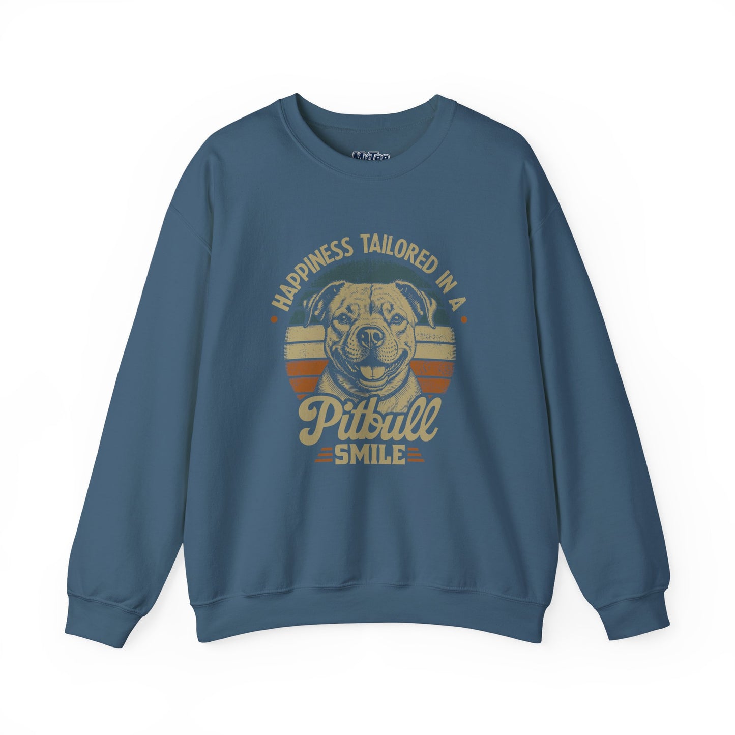 Happiness Tailored In A Pitbull Smile Unisex Sweatshirt