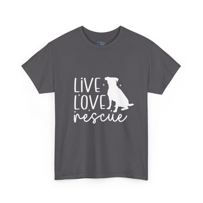 Live Love Rescue Dog Lover Unisex T-shirt