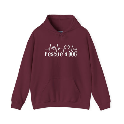 Rescue A Dog Hoodie Pet Lover Unisex Sweatshirt | Adoption Awareness Apparel