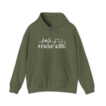 Rescue A Dog Hoodie Pet Lover Unisex Sweatshirt | Adoption Awareness Apparel