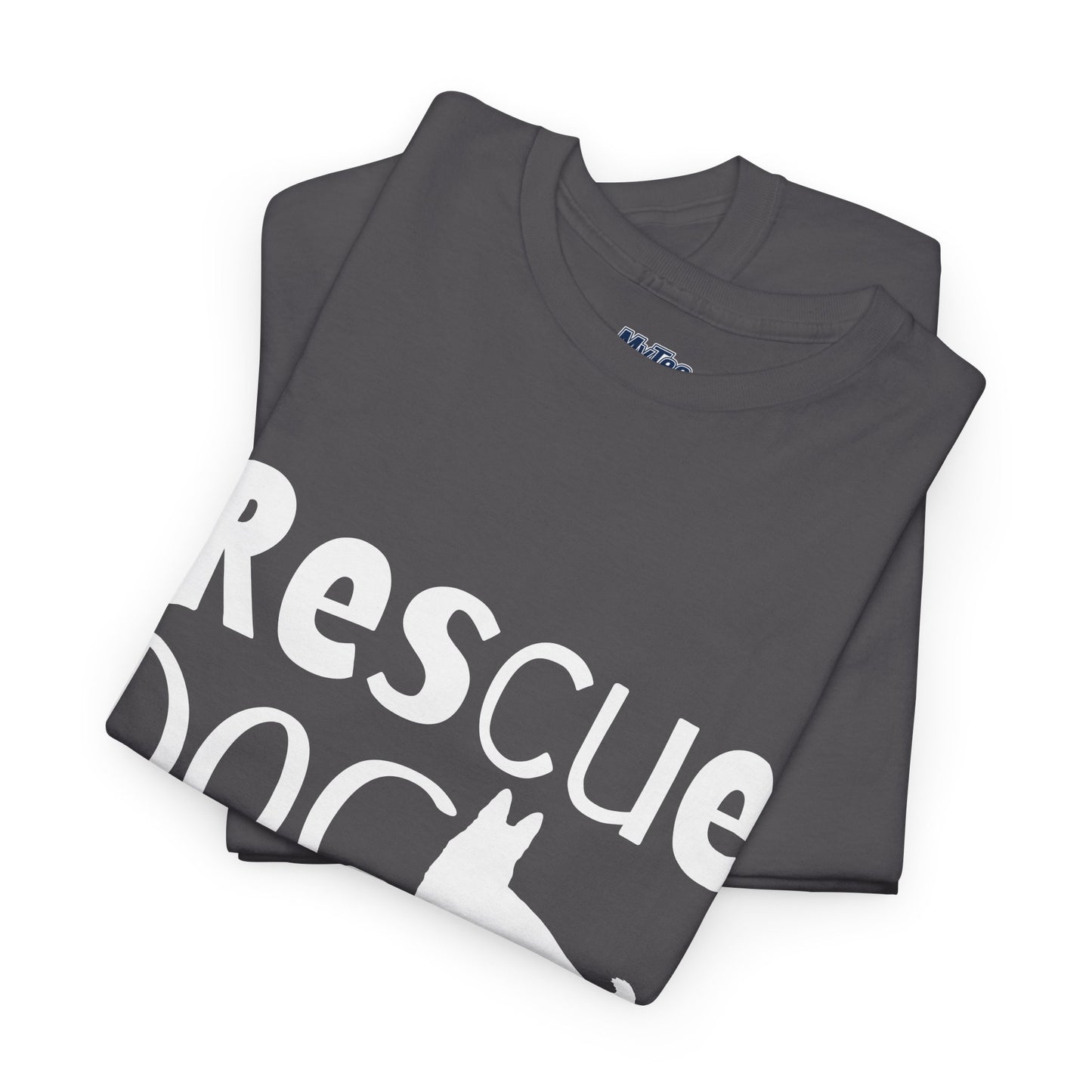 Rescue Dog Mom Cotton T-Shirt