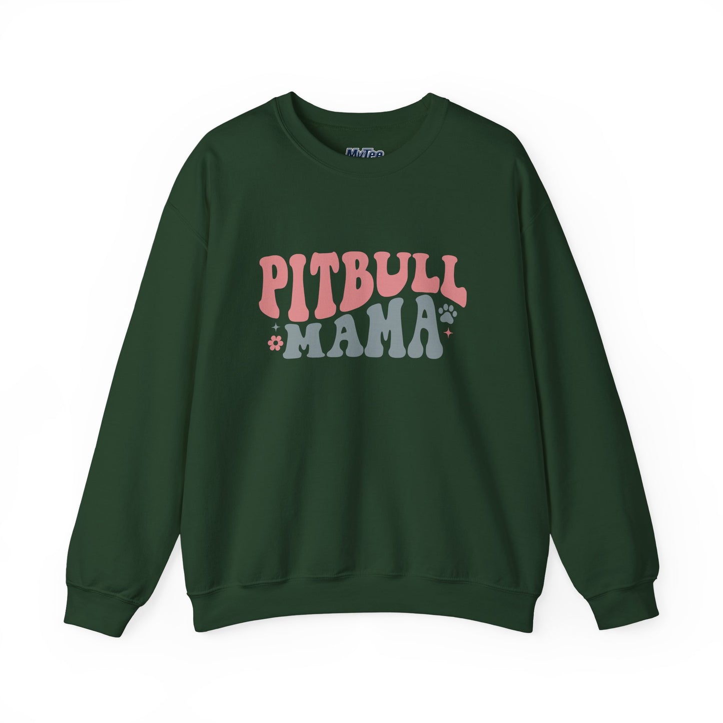 Pitbull Mama Crewneck Sweatshirt | Perfect Gift for Dog Mom