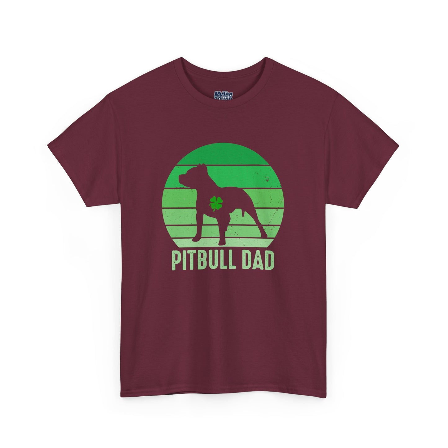 Pitbull Dad Heavy Cotton Tee | Father's Day Gift