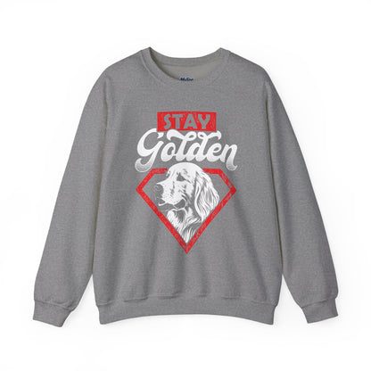 Stay Golden Retriever Sweatshirt – Bold Dog Lover Graphic Tee