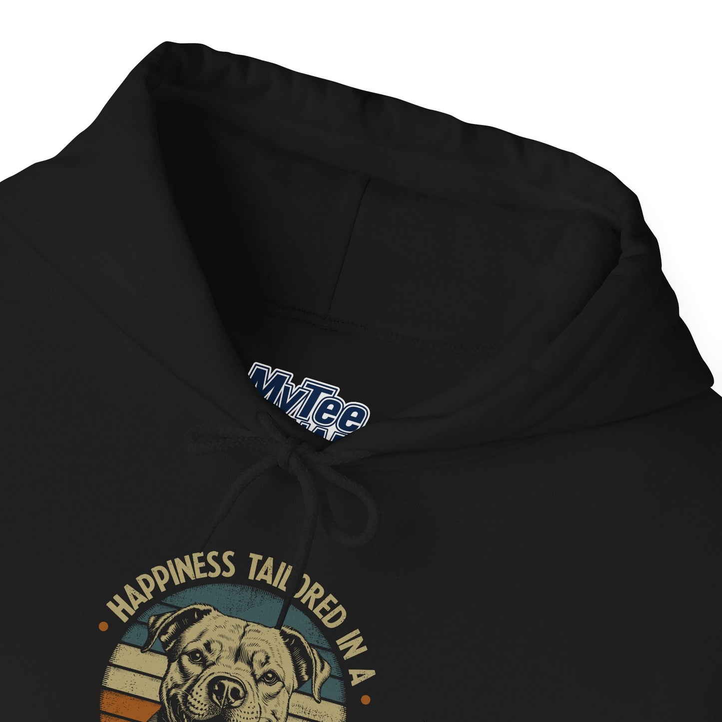 Happiness Tailored In A Pitbull Smile Unisex Heavy Blend Hoodie