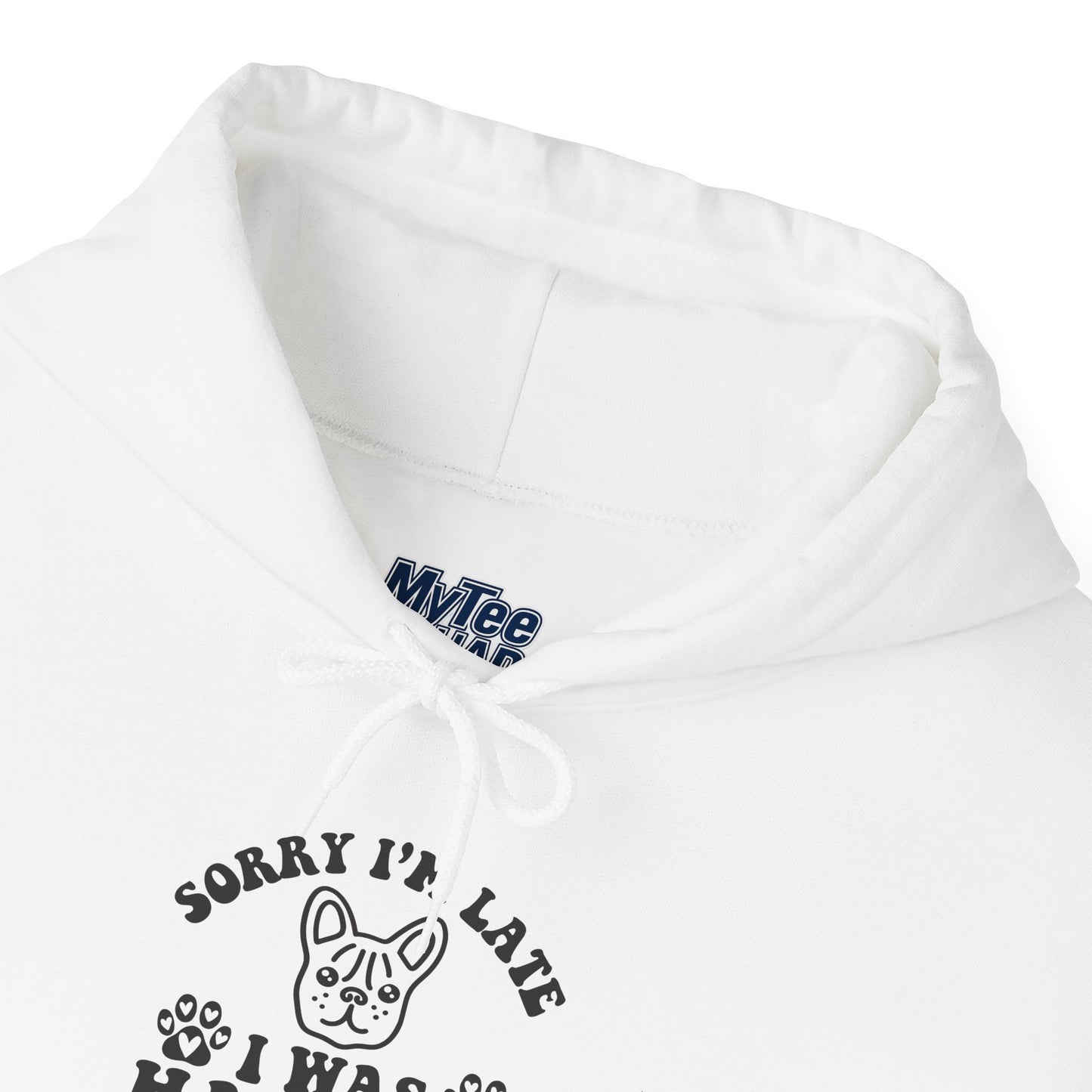 Sorry I’m Late Hoodie – Hanging With My Dog Vibe
