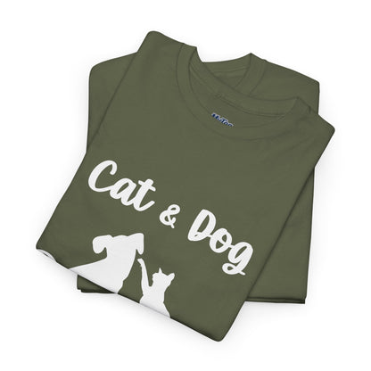 Cat & Dog Mom Cotton T-Shirt - Perfect for Pet Lovers