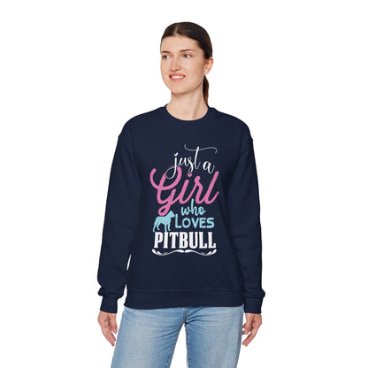 Just A Girl Who Loves Pitbull Sweatshirts
