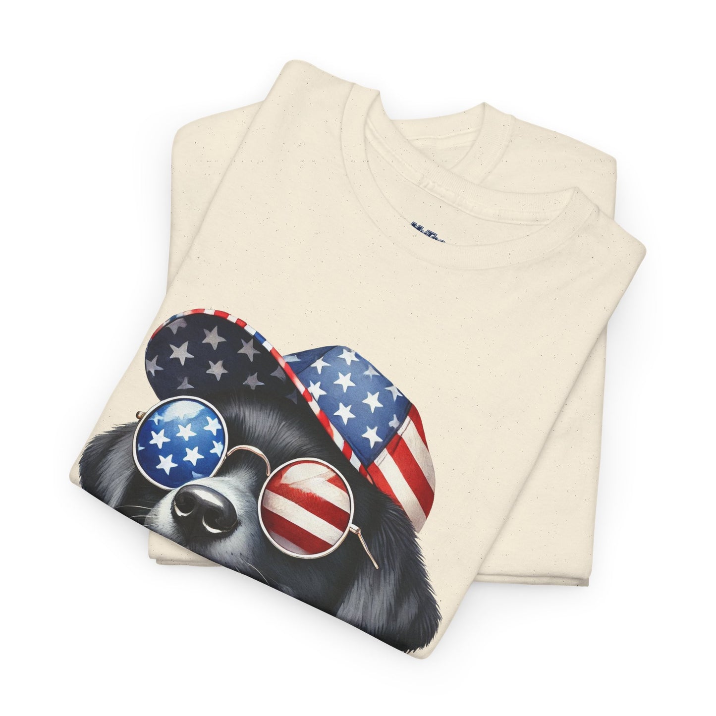 Patriotic Labrador Retriever With Sunglasses And Bow Unisex T-Shirts