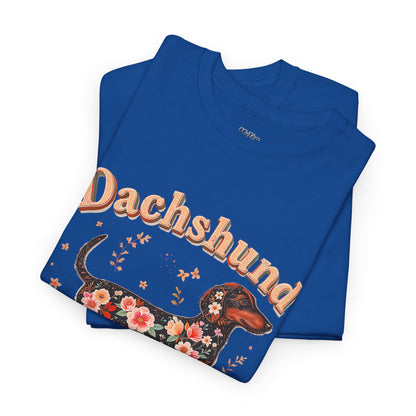 Dachshund Mama T-Shirt – Cute Floral Pup Lover Tee