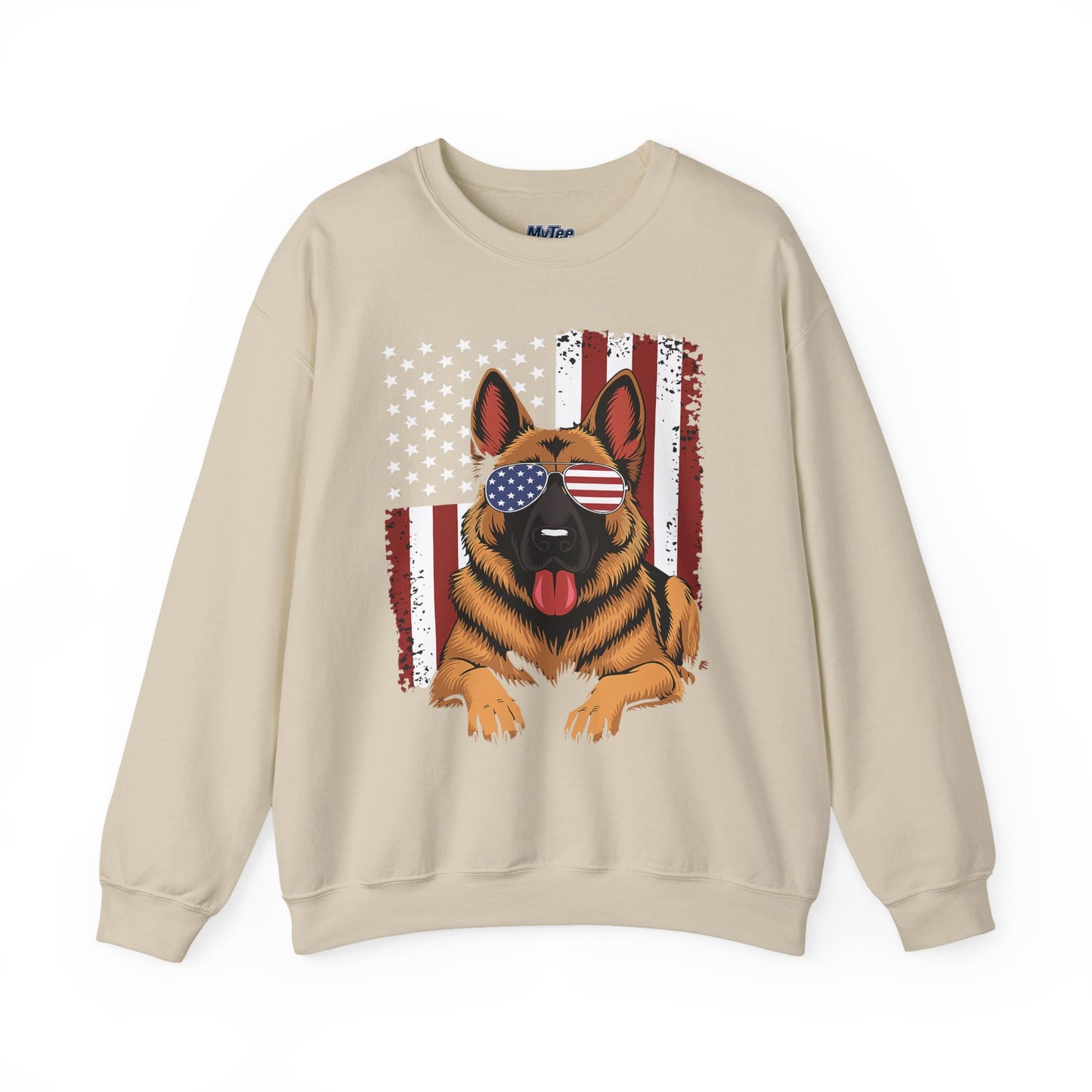 Patriotic German Shephard Dog Unisex Sweatshirt