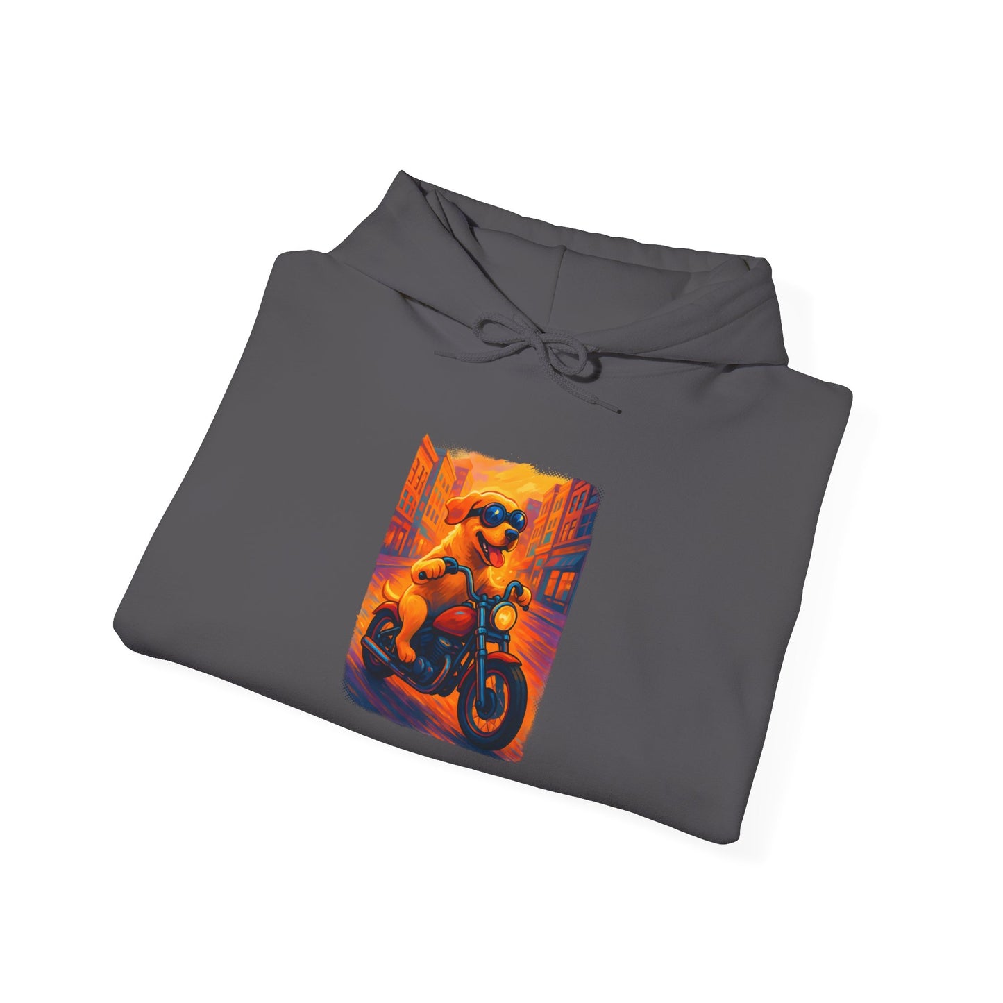 Labrador Urban Rider Hoodie – Edgy Dog Cozy Vibes