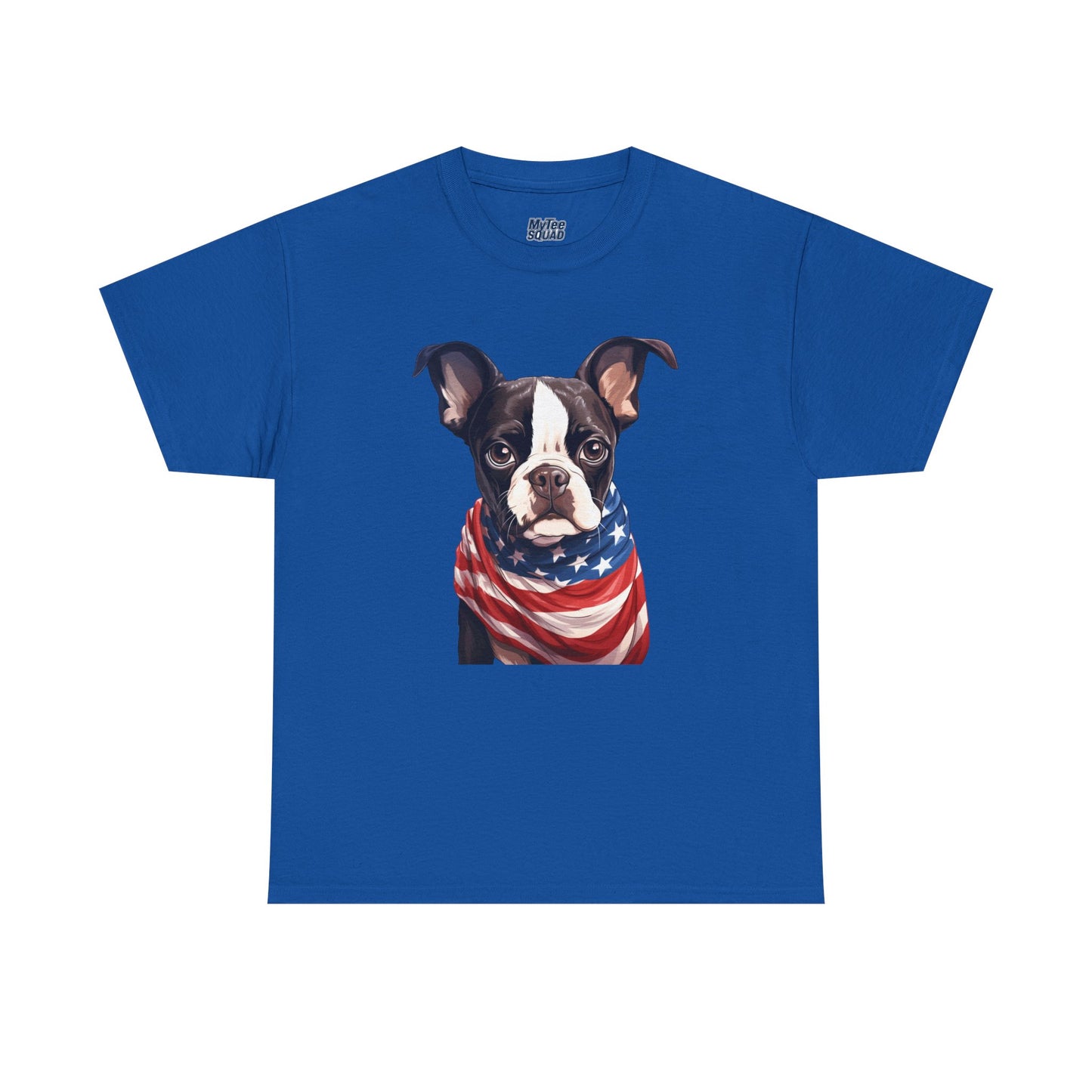 Patriotic Boston Terrier Unisex T-Shirt