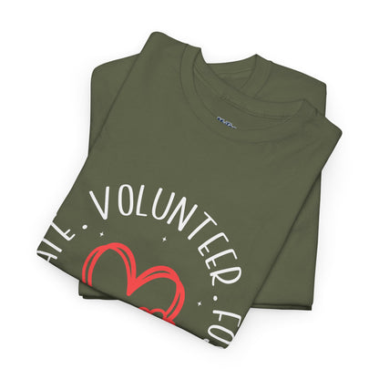 Pet Lover's Heart Volunteer Rescue Foster Donate Unisex T-Shirt