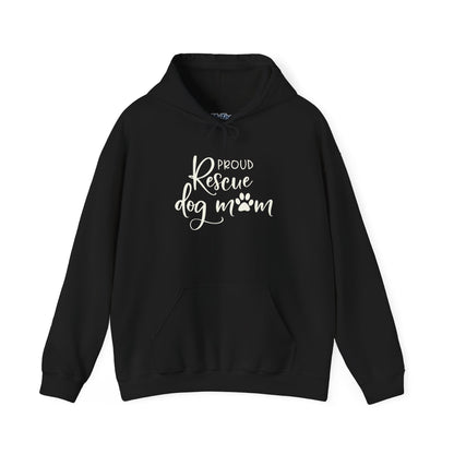 Proud Rescue Dog Mom Hoodie | Dog Mama Gift
