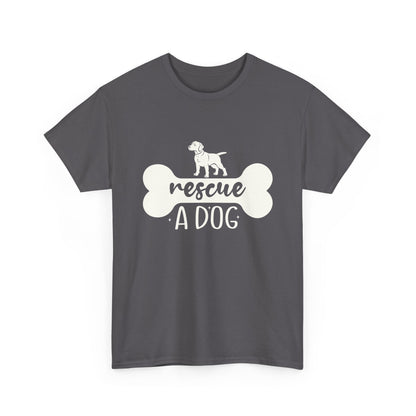 Rescue a Dog Unisex Cotton T-shirt | Dog Lover