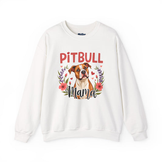 Pitbull Mama Life Sweatshirt – Comfy Wear for Pup Moms