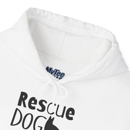 'Rescue Dog Mom Hoodie' - Cozy Sweatshirt for Pet Lover Mommies