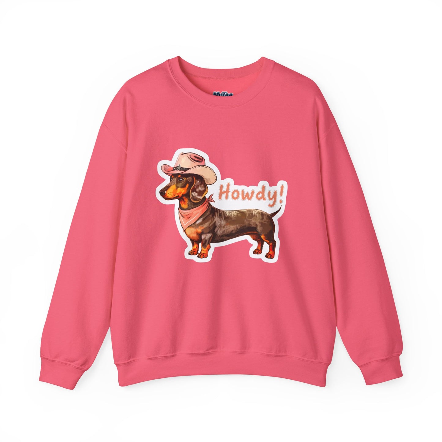 Dachshund Howdy Unisex Sweatshirt – Cozy Western Pup Pullover
