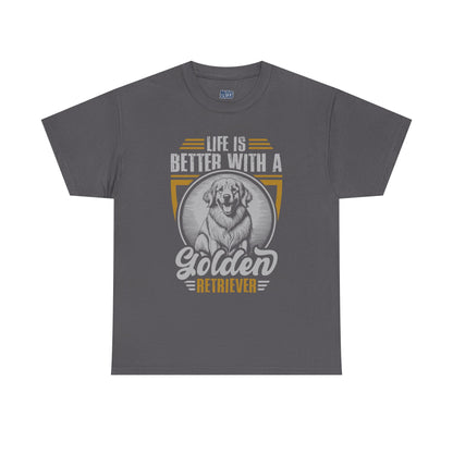 Life Is Better With A Golden Retriever Unisex T-Shirt
