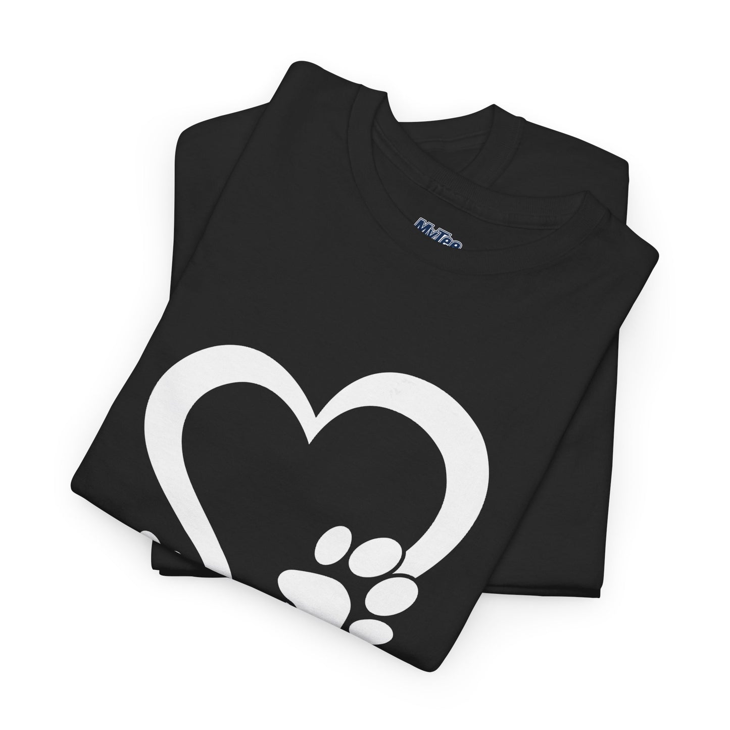 Heart With Paw Print Love T-shirt