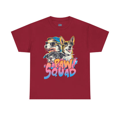Paw Squad Unisex T-Shirt – Dog Crew Graphic Tee For Pet Lovers