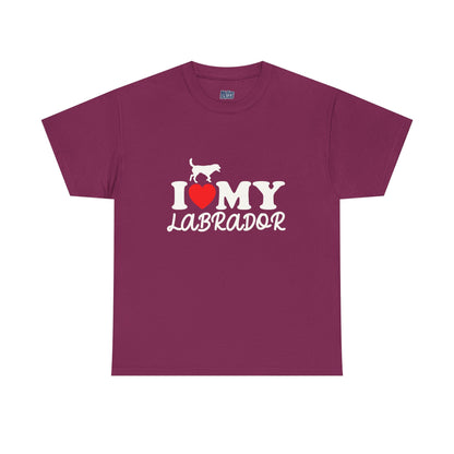 I Love My Labrador Unisex T-Shirts