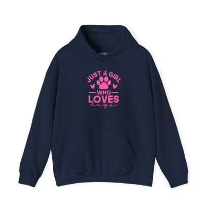 Just A Girl Who Loves Dogs Hoodie | Gift for Dog Mom