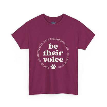 Be Their Voice T-Shirt – Animal Rights Advocate Tee