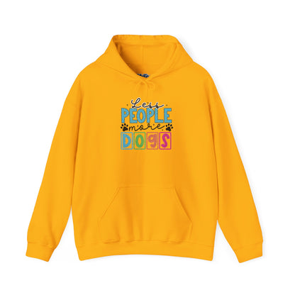 Less People More Dogs Unisex Hoodie, Gifts For Pet Owners