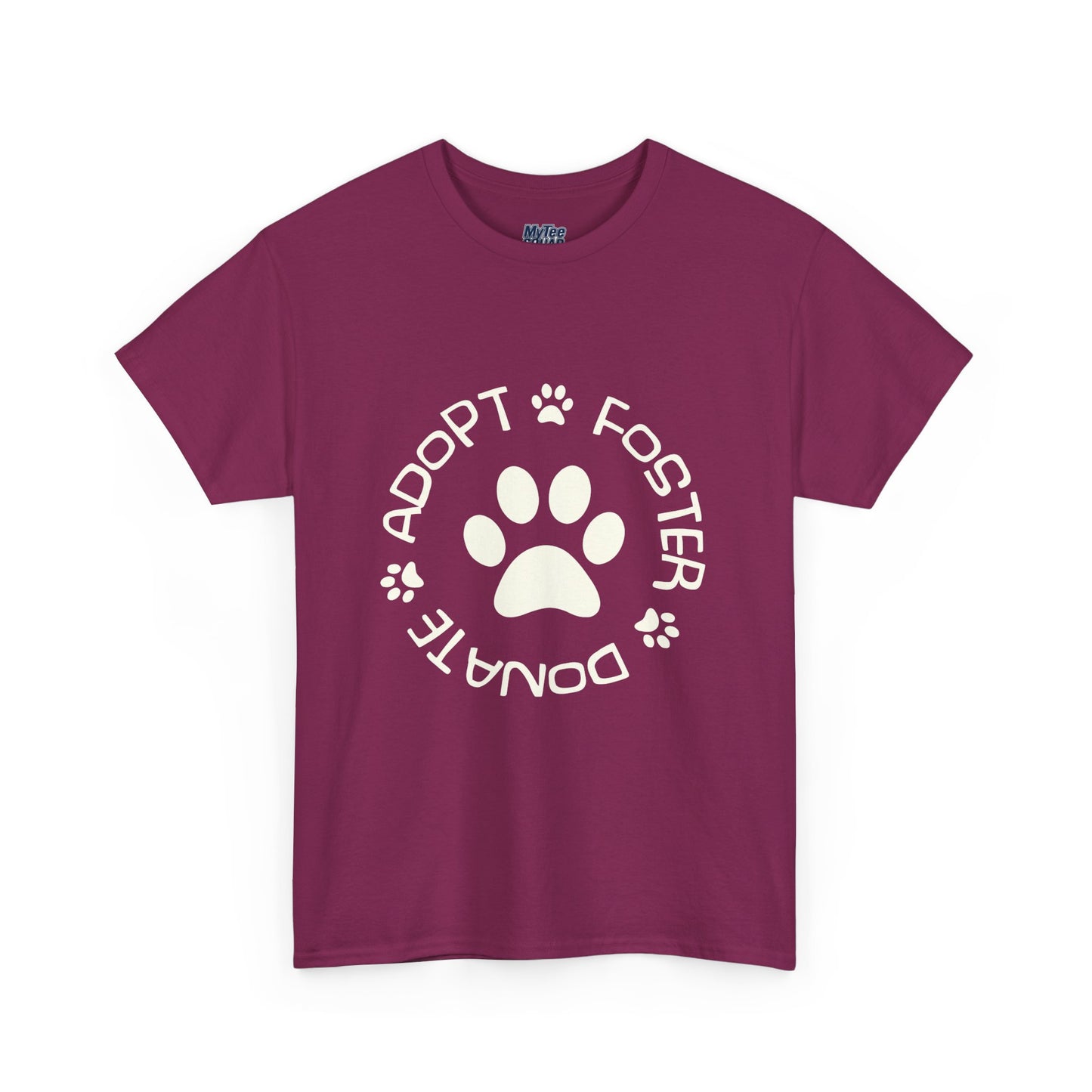 Adopt, Foster, Donate Unisex T-Shirt| Animal Rescue Support